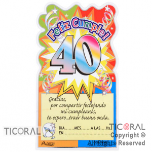 INV 14502 F/CUMPLE 40 AOS x 10